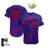 3d-pattern-design-abstract-interweaing-cured-fluid-art-baseball-jersey_-custom-baseball-jersey-1_atseaw 3D Pattern Design Abstract Interweaving Curved Fluid Art Baseball Jersey, Custom Baseball Jersey