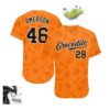 3d-pattern-halloween-pumpkins-skulls-candies-spiders-baseball-jersey_-custom-baseball-jersey-1_rbomru 3D Pattern Halloween Pumpkins Skulls Candies Spiders Baseball Jersey, Custom Baseball Jersey