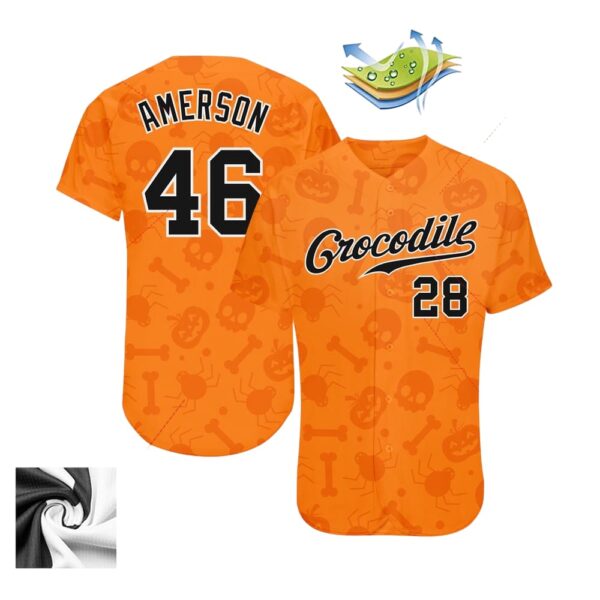 3d-pattern-halloween-pumpkins-skulls-candies-spiders-baseball-jersey_-custom-baseball-jersey-1_rbomru 3D Pattern Halloween Pumpkins Skulls Candies Spiders Baseball Jersey, Custom Baseball Jersey