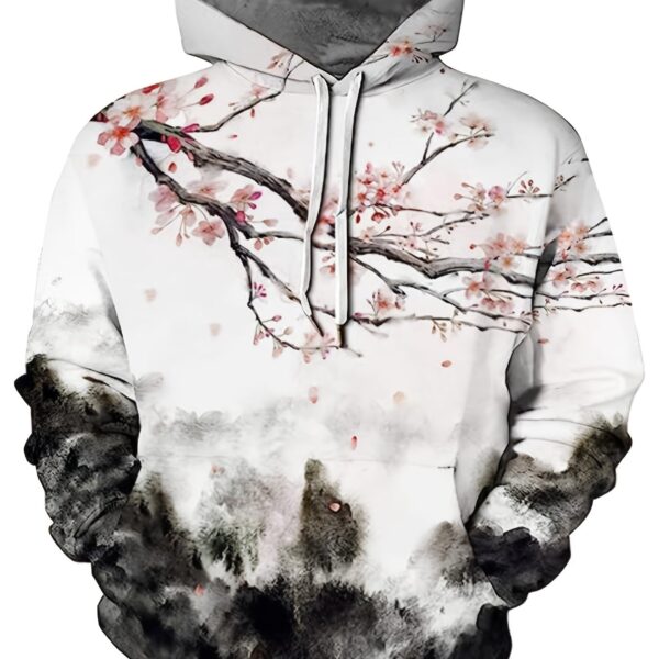 3d-plum-print-hoodie-men-s-graphic-pullover_huepoi 3D Plum Print Hoodie - Men's Graphic Pullover