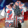 4th of July Hawaiian Shirt - Patriotic Independence Day Aloha Shirt for Celebration