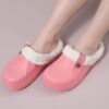 Cozy Pink Clogs with Warm Fleece Lining 1 Cozy Pink Clogs with Warm Fleece Lining