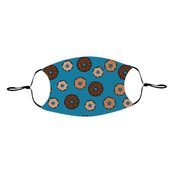 Doughnut Print Adult Face Mask