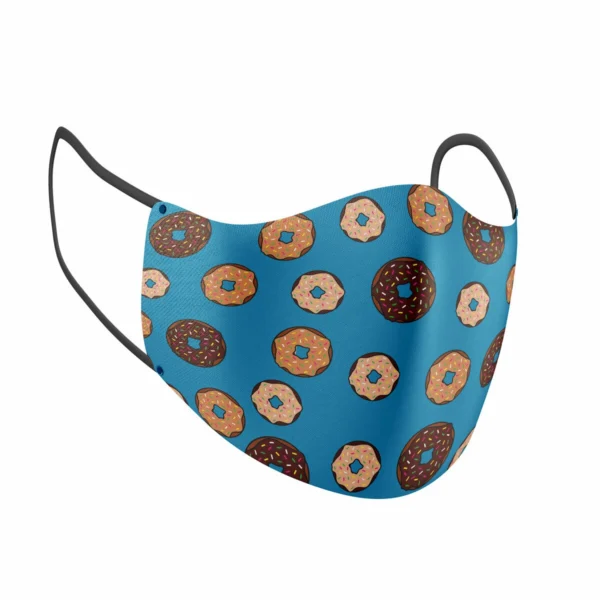 Doughnut Print Adult Face Mask Doughnut Print Adult Face Mask