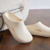 Minimalist White Slip-On Clogs Minimalist White Slip-On Clogs – Lightweight Waterproof EVA Comfort Shoes