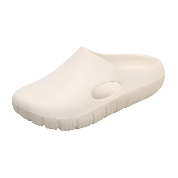 Minimalist White Slip-On Clogs 2 Minimalist White Slip-On Clogs – Lightweight Waterproof EVA Comfort Shoes
