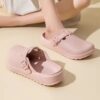 Pastel Pink EVA Clogs 1 Pastel Pink EVA Clogs with Adjustable Strap