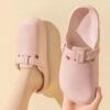 Pastel Pink EVA Clogs 2 Pastel Pink EVA Clogs with Adjustable Strap
