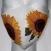 Sunflower Print Face Mask