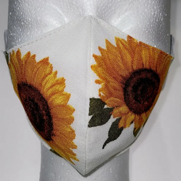 Sunflower Print Face Mask 2 Sunflower Print Face Mask