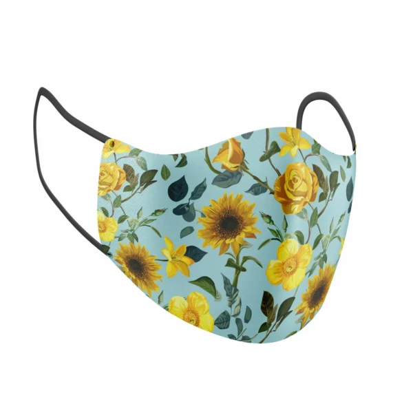 Sunflowers Adult Face Mask