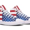 American Citizen USA Flag Canvas High Top Shoes For Men Women