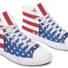 American Citizen USA Flag Canvas High Top Shoes For Men Women
