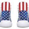 American Citizen USA Flag Canvas High Top Shoes For Men Women
