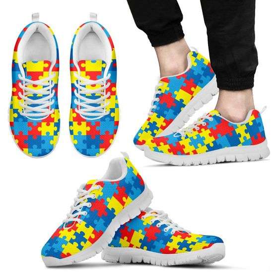 autism-awareness-autism-puzzle-pattern-fitness-sneakers-shoes_qoto31 Autism Awareness Autism Puzzle Pattern Fitness Sneakers Shoes