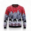 Bernese Mountain Dog Snow Dog Ugly Christmas Sweatshirt, Sweater