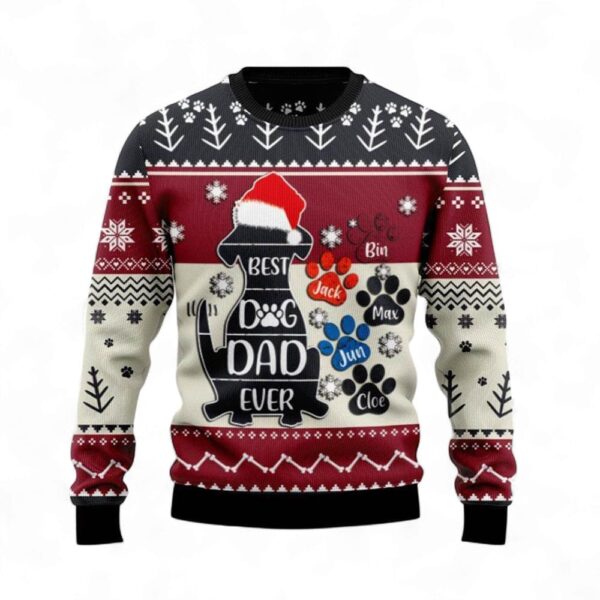 best-dog-dad-eer-dog-ugly-christmas-sweatshirt_-sweater-1_dyjdlf Best Dog Dad Ever Dog Ugly Christmas Sweatshirt, Sweater