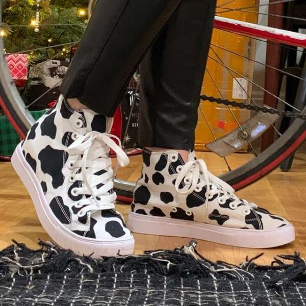 black-and-white-cow-print-all-star-high-top-sneakers-canvas-shoes-4_c18bdn Black and White Cow Print All Star High Top Sneakers Canvas Shoes