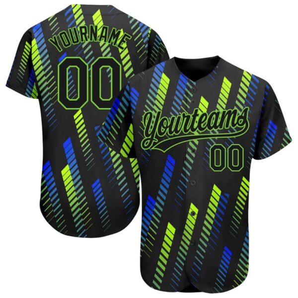 black-black-neon-green-royal-3d-pattern-design-baseball-jersey_-custom-baseball-jersey-2_gb8jns Black Black Neon Green Royal 3D Pattern Design Baseball Jersey, Custom Baseball Jersey