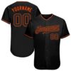 black-black-orange-baseball-jersey_-custom-baseball-jersey-2_beclad Black Black Orange Baseball Jersey, Custom Baseball Jersey