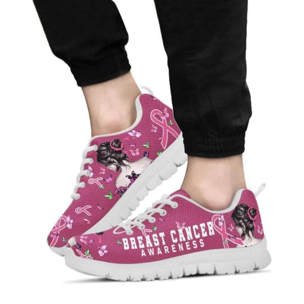 breast-cancer-awareness-lady-pink-ribbon-fitness-sneakers-shoes_eibm8i Breast Cancer Awareness Lady Pink Ribbon Fitness Sneakers Shoes