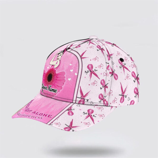 Breast Cancer Baseball Cap, Never Fight Alone All Over Print Cap