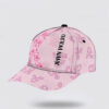 Breast Cancer Baseball Cap, Pink All Over Print Cap