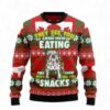 Bulldog Snacks Dog Ugly Christmas Sweatshirt, Sweater