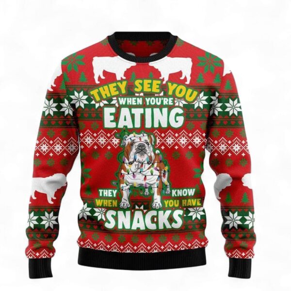 bulldog-snacks-dog-ugly-christmas-sweatshirt_-sweater-1_cd1akj Bulldog Snacks Dog Ugly Christmas Sweatshirt, Sweater