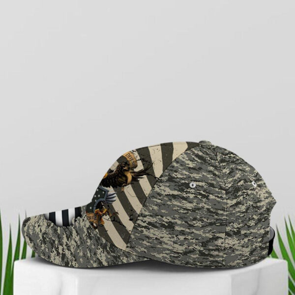 Christian Baseball Cap, Eagle Veteran US Flag Camo Pattern Baseball Cap