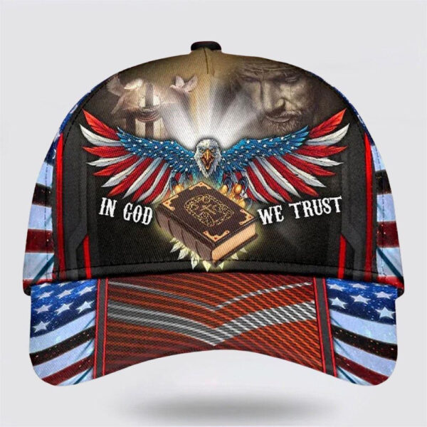 christian-baseball-cap-in-god-we-trust-jesus-cross-eagle-baseball-cap_xlf2cz Christian Baseball Cap, In God We Trust Jesus Cross Eagle Baseball Cap