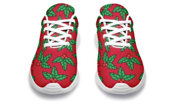 christmas-red-and-green-mistletoe-sneakers-shoes-for-men-women-2_dxvolv Christmas Red And Green Mistletoe Sneakers Shoes For Men Women