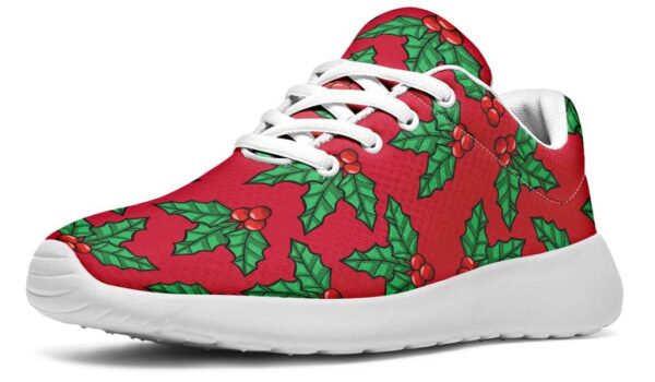 christmas-red-and-green-mistletoe-sneakers-shoes-for-men-women-4_hoefre Christmas Red And Green Mistletoe Sneakers Shoes For Men Women