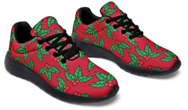 christmas-red-and-green-mistletoe-sneakers-shoes-for-men-women-5_df7x1f Christmas Red And Green Mistletoe Sneakers Shoes For Men Women