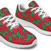 christmas-red-and-green-mistletoe-sneakers-shoes-for-men-women_xqc8sc Christmas Red And Green Mistletoe Sneakers Shoes For Men Women
