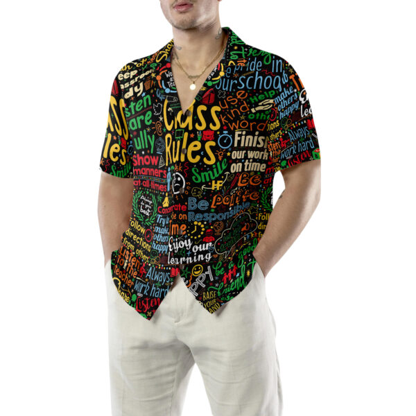 class-rules-hawaiian-shirt-for-teachers-fun-gift-idea-for-men-_-women-4_adlh2l Class Rules Hawaiian Shirt for Teachers - Fun Gift Idea for Men & Women