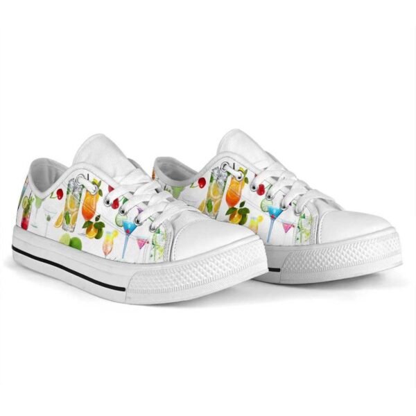 Cocktail Lover Style Low Top Shoes Sneakers
