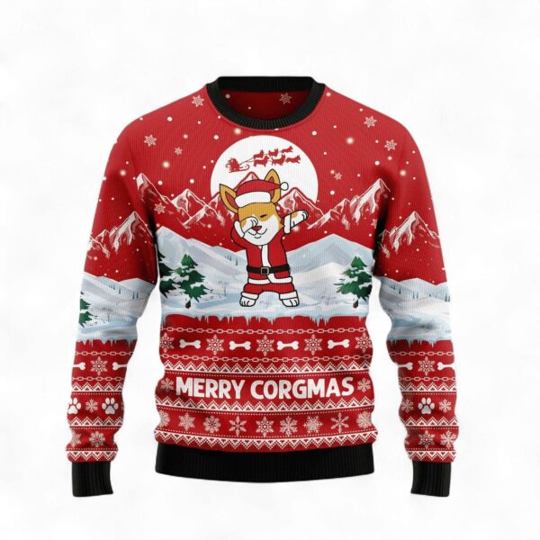corgi-dog-merry-xmas-ugly-christmas-sweatshirt_-sweater-1_i3ybuq Corgi Dog Merry Xmas Ugly Christmas Sweatshirt, Sweater