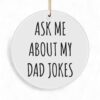 Dad Jokes Ornament - Funny Father's Day Gift for Dad