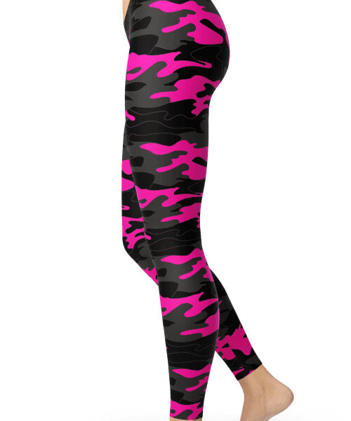 dark-pink-camouflage-print-leggings-for-women-stylish-comfortable-activewear_ed0gwq Dark Pink Camouflage Print Leggings for Women - Stylish & Comfortable Activewear