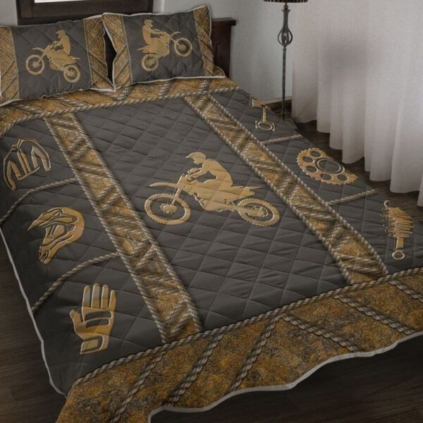 dirtbike-quilt-set-pillow-covers_sybwkb Dirtbike Quilt Set Pillow Covers
