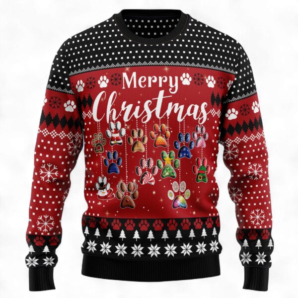 Dog Merry Christmas Ugly Christmas Sweatshirt, Sweater