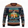 Dog Mom Camping Dog Ugly Christmas Sweatshirt, Sweater
