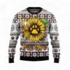 Dog Mom Sunflower Ugly Christmas Sweatshirt, Sweater