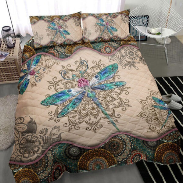 dragonfly-mandala-quilt-set_oxqktn Dragonfly Mandala Quilt Set