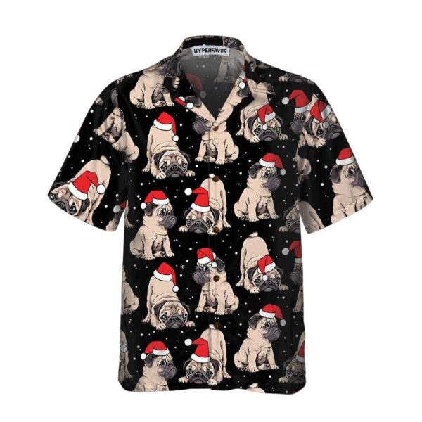 festie-pug-puppy-hawaiian-shirt-perfect-christmas-gift-for-pug-loers-2_fruq6r Festive Pug Puppy Hawaiian Shirt - Perfect Christmas Gift for Pug Lovers