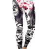 Floral Skull Print Leggings for Girls - Trendy & Stylish Legging Pants