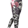 Floral Skull Print Leggings for Girls - Trendy & Stylish Legging Pants