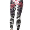 Floral Skull Print Leggings for Girls - Trendy & Stylish Legging Pants