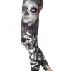 Floral Skull Print Leggings for Girls - Trendy & Stylish Legging Pants